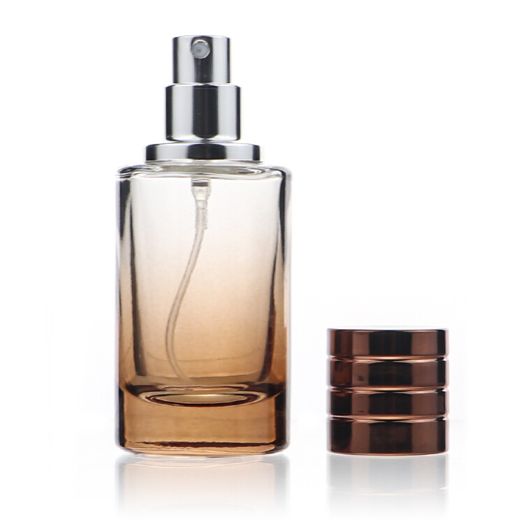 30ml Glass Perfume Bottle Gradient Empty Cylindrical Bottle Fine Mist Atomiser