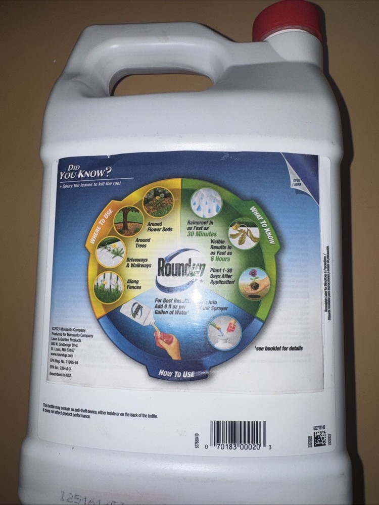 Roundup Weed & Grass Killer4 Concentrate, 1 gal.