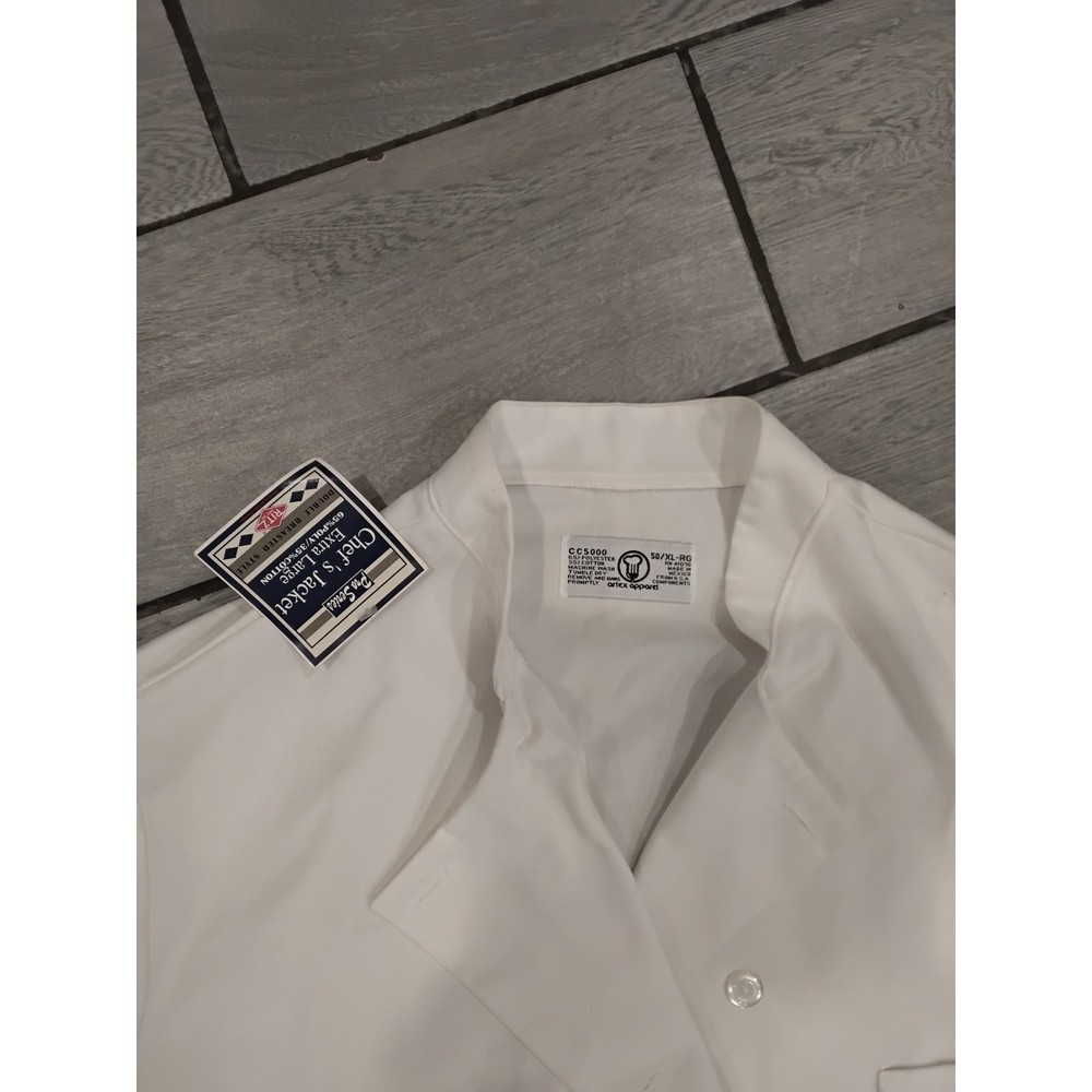 Chef Revival Extra Large Chef's Jacket White Double Breasted Uniform