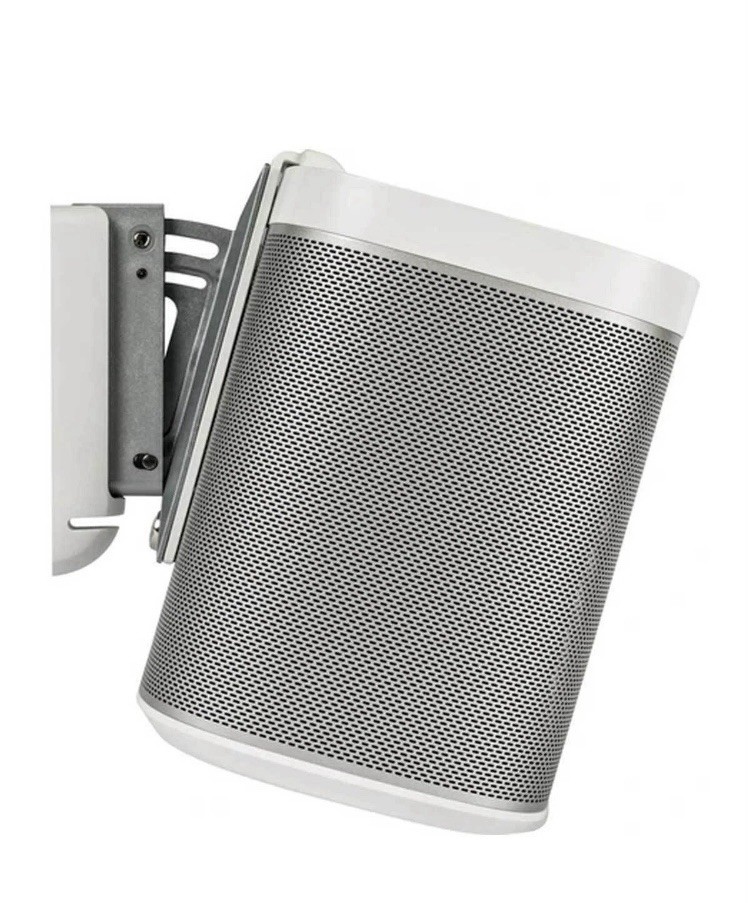 Flexson Wall Mount For Sonos Play 1 White Pivot & Tilt Wall Mount