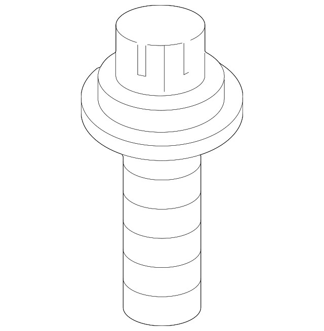Genuine BMW Engine Bracket Screw 07-11-9-908-507