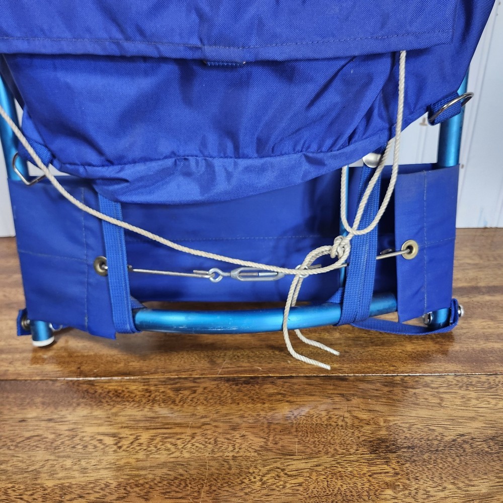 Vintage 1970ish RED, WHITE & BLUE EXTERNAL FRAME BACKPACK