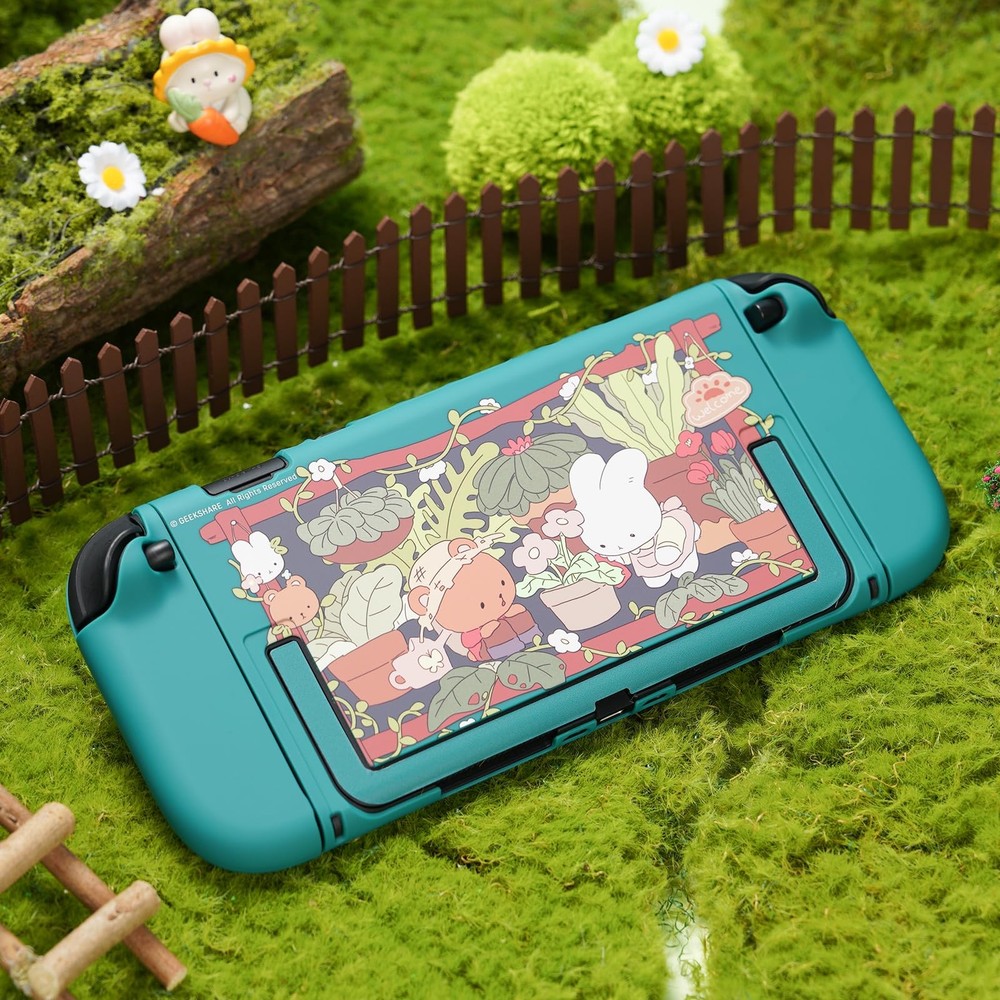 GeekShare Protective Shell Compatible with Switch 2, Kawaii Cartoon Dockable ...