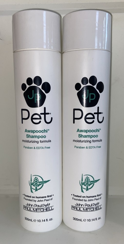 (2) PACK! PAUL MITCHELL AWAPOOCHI PET SHAMPOO MOISTURIZING FORMULA 10.14 OZ EACH