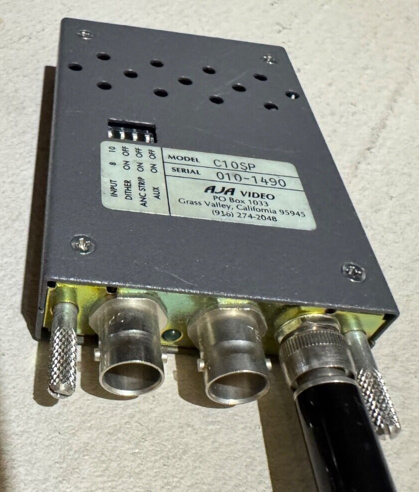 AJA C10SP Serial to Parallel Transcoder, SDI SMPTE 259 to Parallel