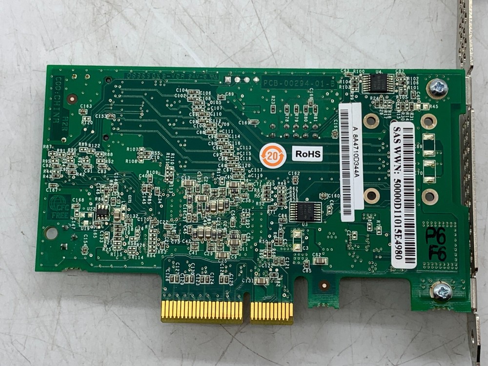 Adaptec SATA/SAS 1405 SATA SAS Controller Card PCIe mini-SAS ASC-1405