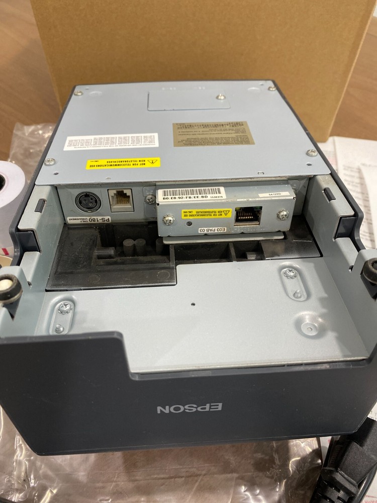 EPSON TM-U220B Ethernet KITCHEN RECEIPT POS PRINTER WITH UB-E03 Interface Card