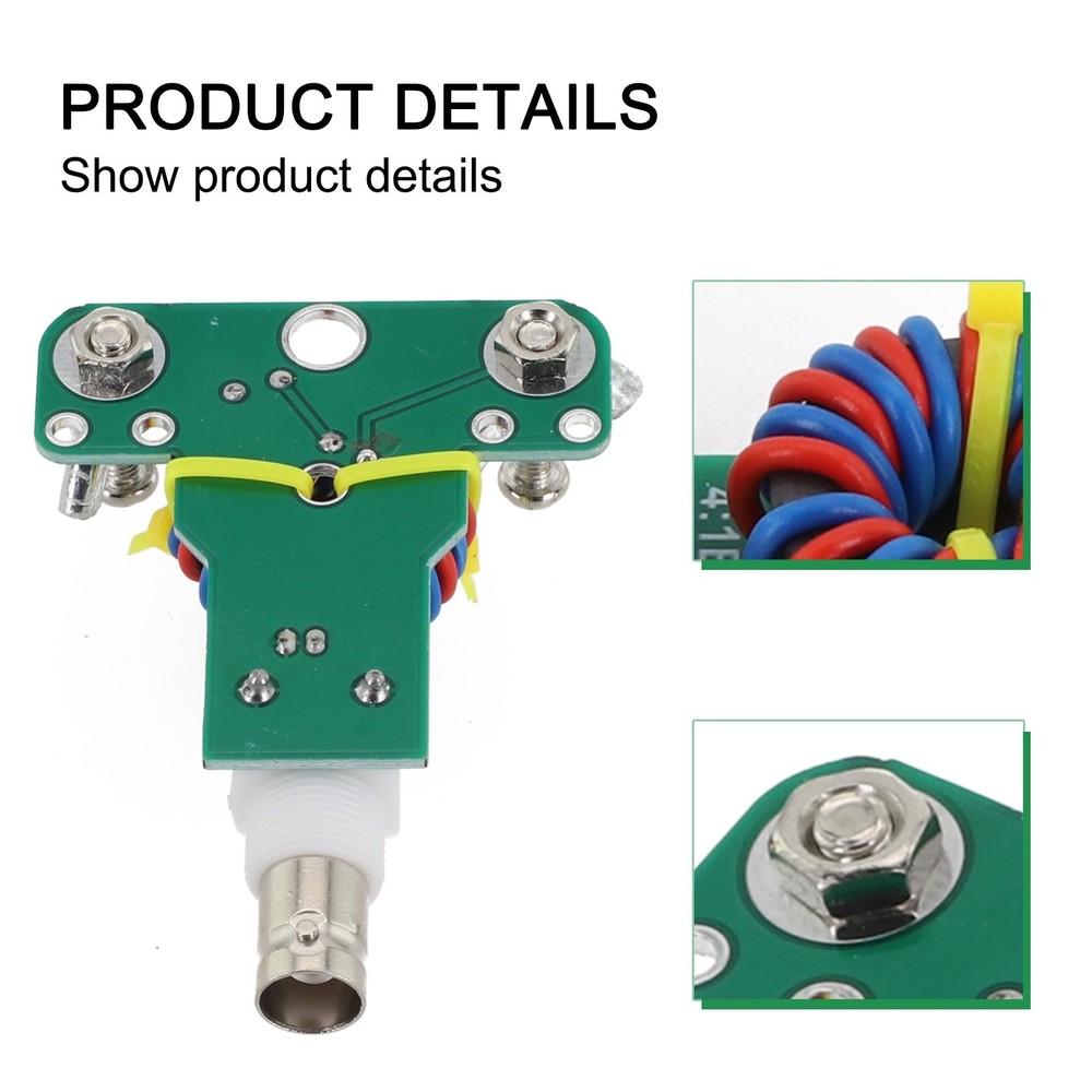 Compact Portable Balun for 41 HF Shortwave Dipole Antenna Conversion System