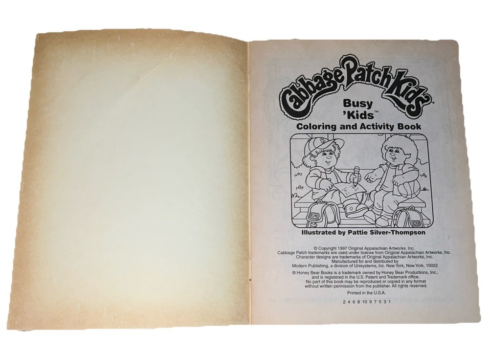 Cabbage Patch Kids Busy ‘Kids Coloring & Activity Book