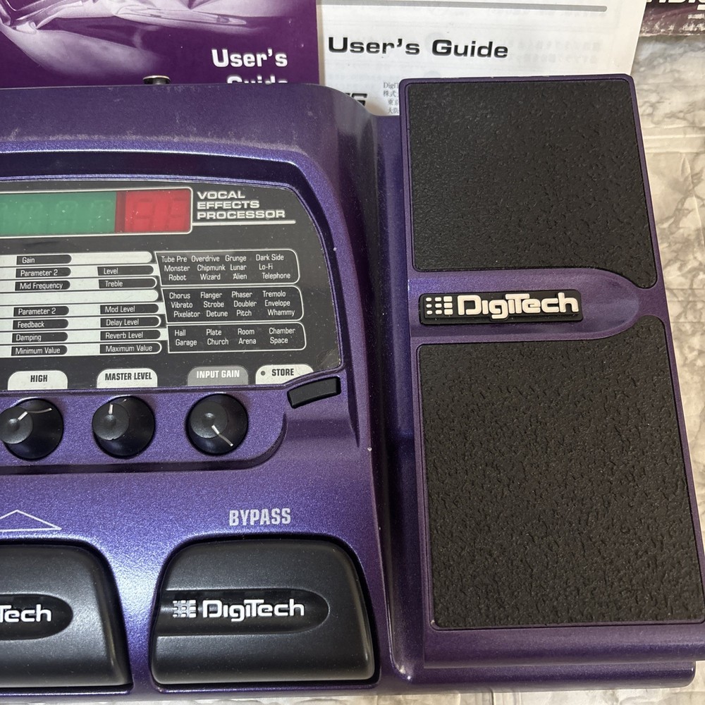 DigiTech Vocal 300 Vocal Multi-Effects Processor Voice Changer with Adapter