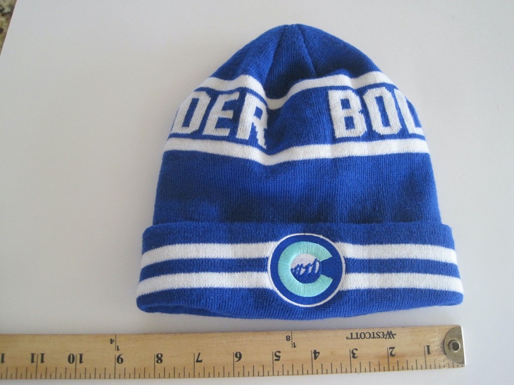 Colder Boulder Colorado Blue Snow Hat