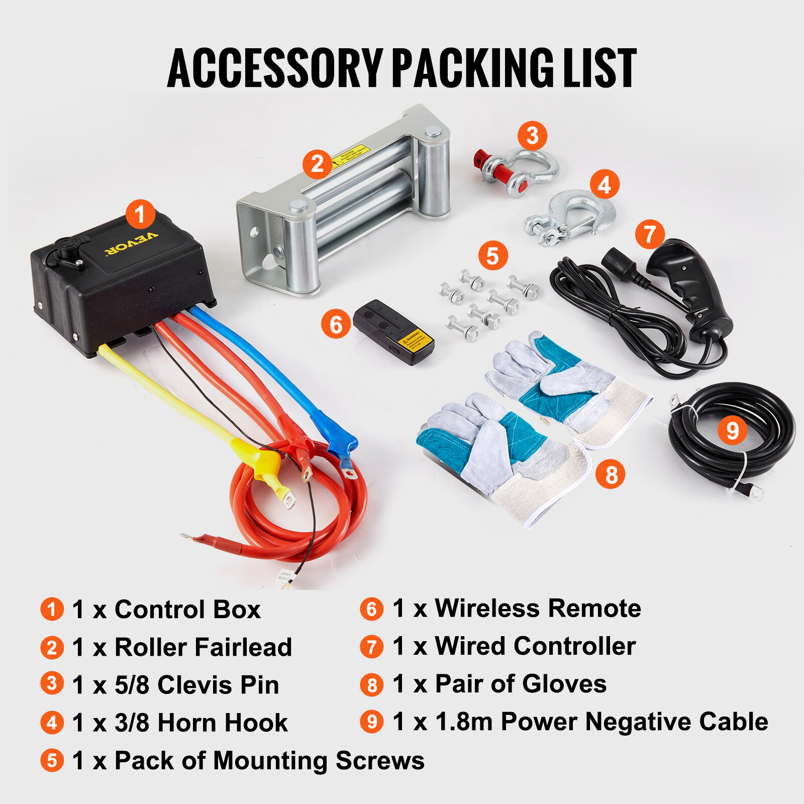 12000LBS Electric Winch 12V 85FT Steel Cable Truck Trailer Towing Off-Road 4WD