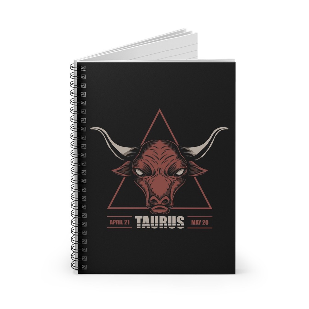 Taurus Zodiac Spiral Notebook | Astrological Notebook
