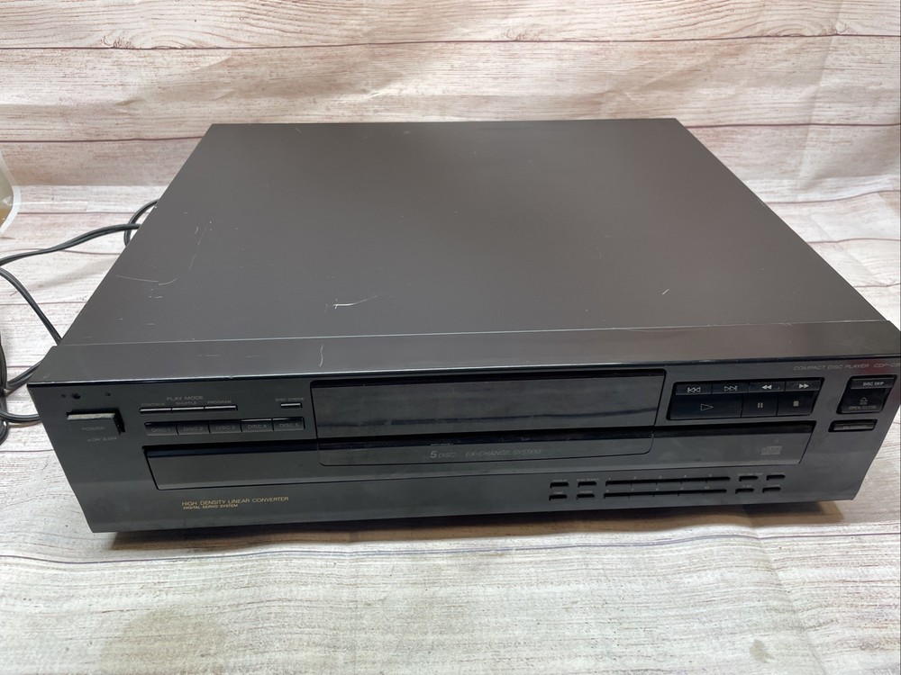 Sony CDP-C265 5-Disc Carousel CD Player Changer - TESTED & WORKING!