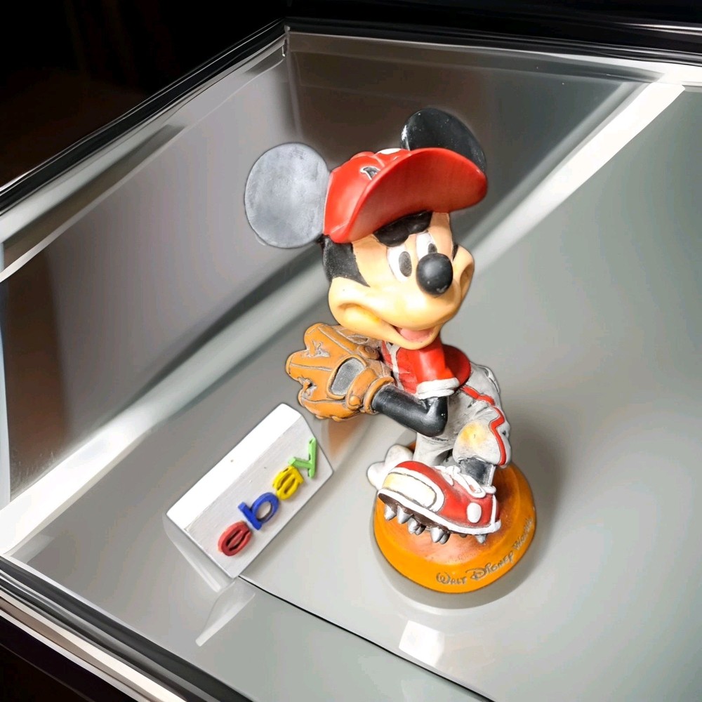 Walt Disney Mickey Mouse Baseball Bobblehead 8.5"
