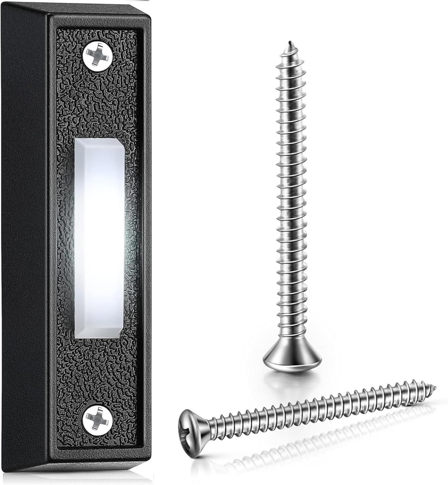 1 Piece Lighted Doorbell Button, Wired Doorbell Push Button, Replacement Wall...