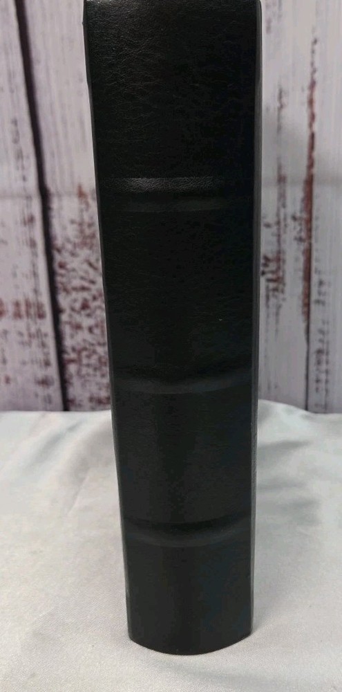 Hallmark Black Leather 6-Ring Address Book