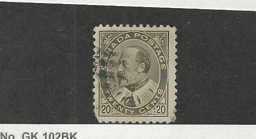 Canada, Postage Stamp, #94 Short Perf Used, 1904