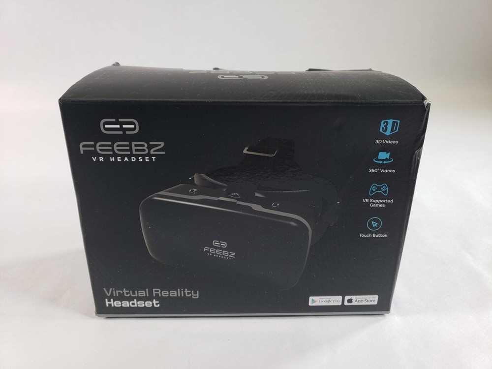 VR Headset for Android - with Built-in Action Button | Virtual Reality Black