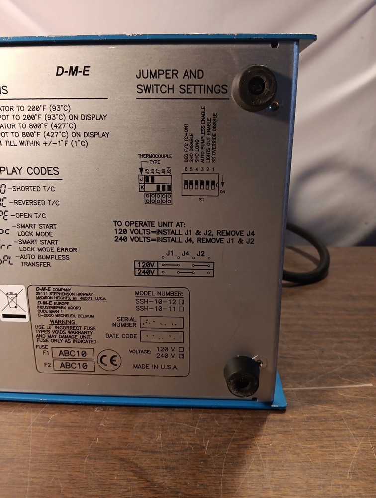 DME Temp Control Module SSH-10-12