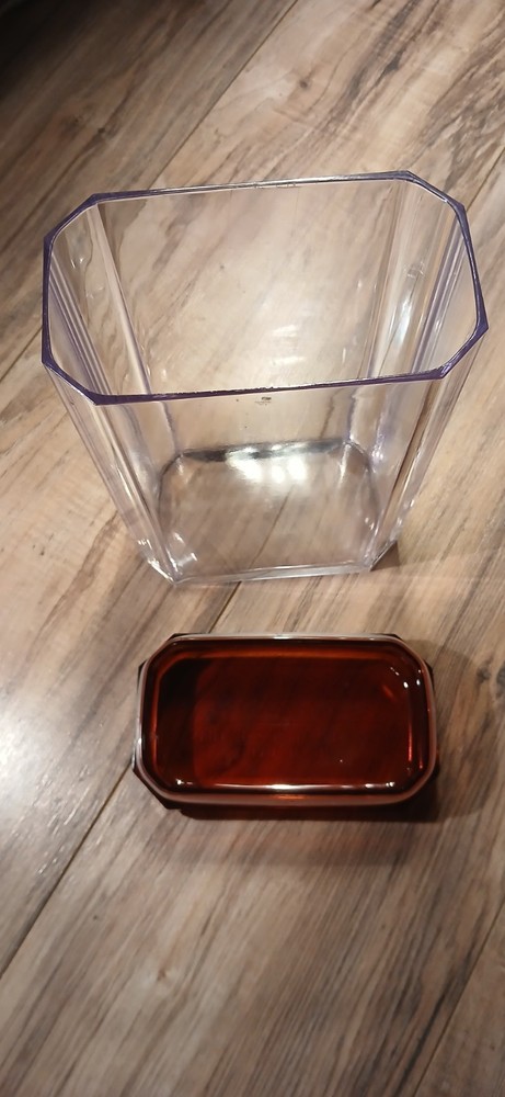 Lindt Chocolate Lucite Container Rare