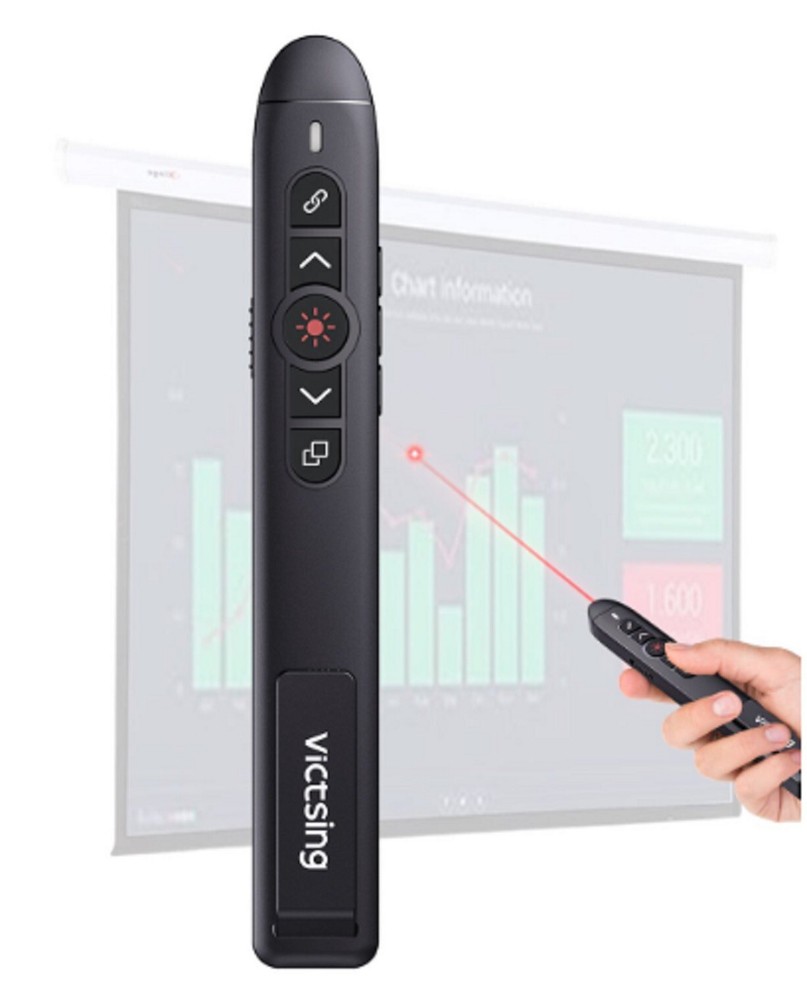 VicTsing Wireless Presenter PC276A Remote Laser Pointer