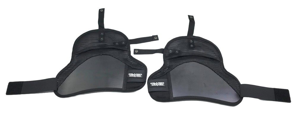 Tekvest Deluxe Quick-Attach Shoulder Pads Black