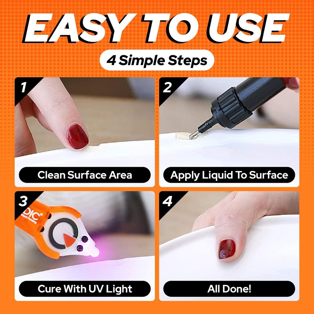 Bondic® (Starter Kit) with Light - The World's First Liquid Plastic Welder