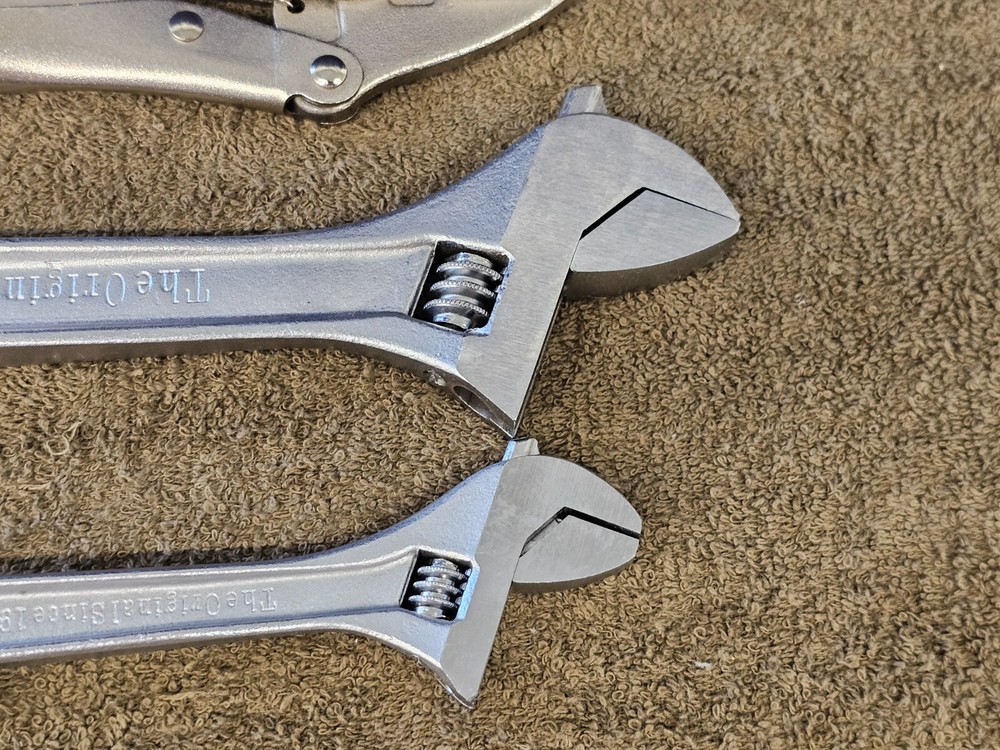 3 Crescent Adjustable Wrench Adjustable Locking Pliers 10" 6" C10S