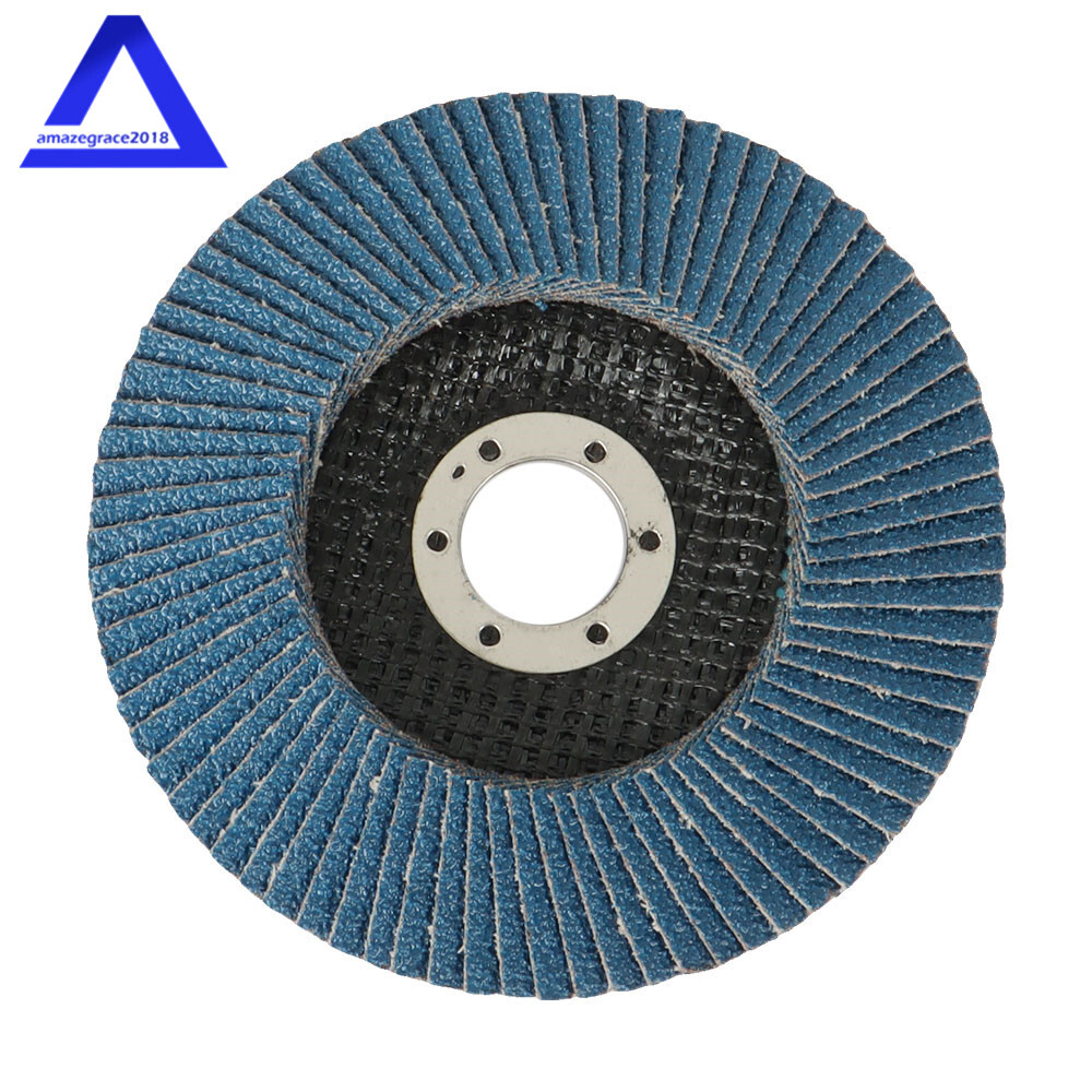 10×Premium Zirconia Flap Disc / Wheel Angle Grinder Sanding Disk 5" 125mm 40Grit
