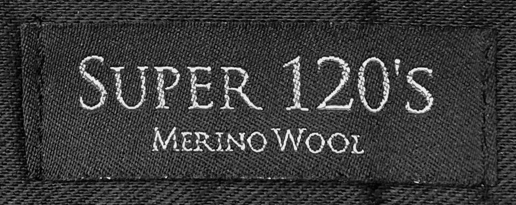 Men's Black Tuxedo with Flat Front Pants High Quality Merino Wool Modern Fit