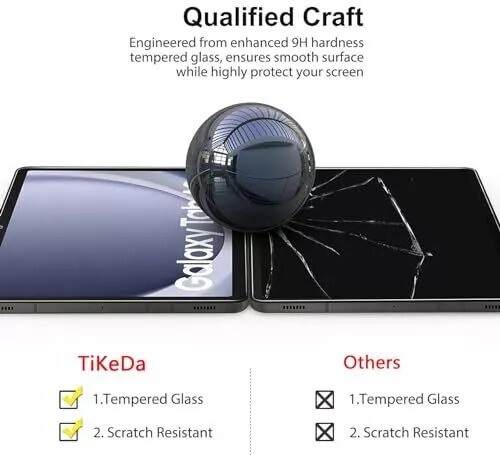 2 Pack Screen Protector for Samsung Galaxy Tab A9 Plus 11 Inch 2023