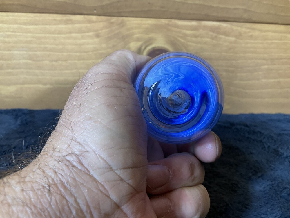 Hand Blown Glass Perfume Bottle Atomizer With Spray Bulb