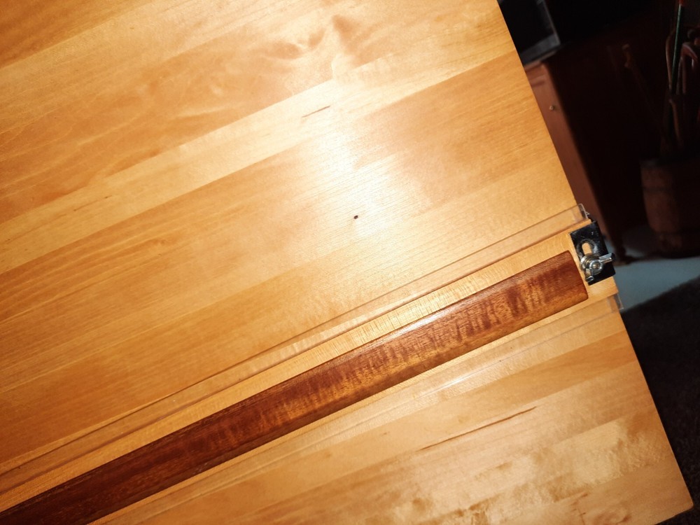 Pine-Top Wooden Drafting / Drawing Table w/Parallel Arm