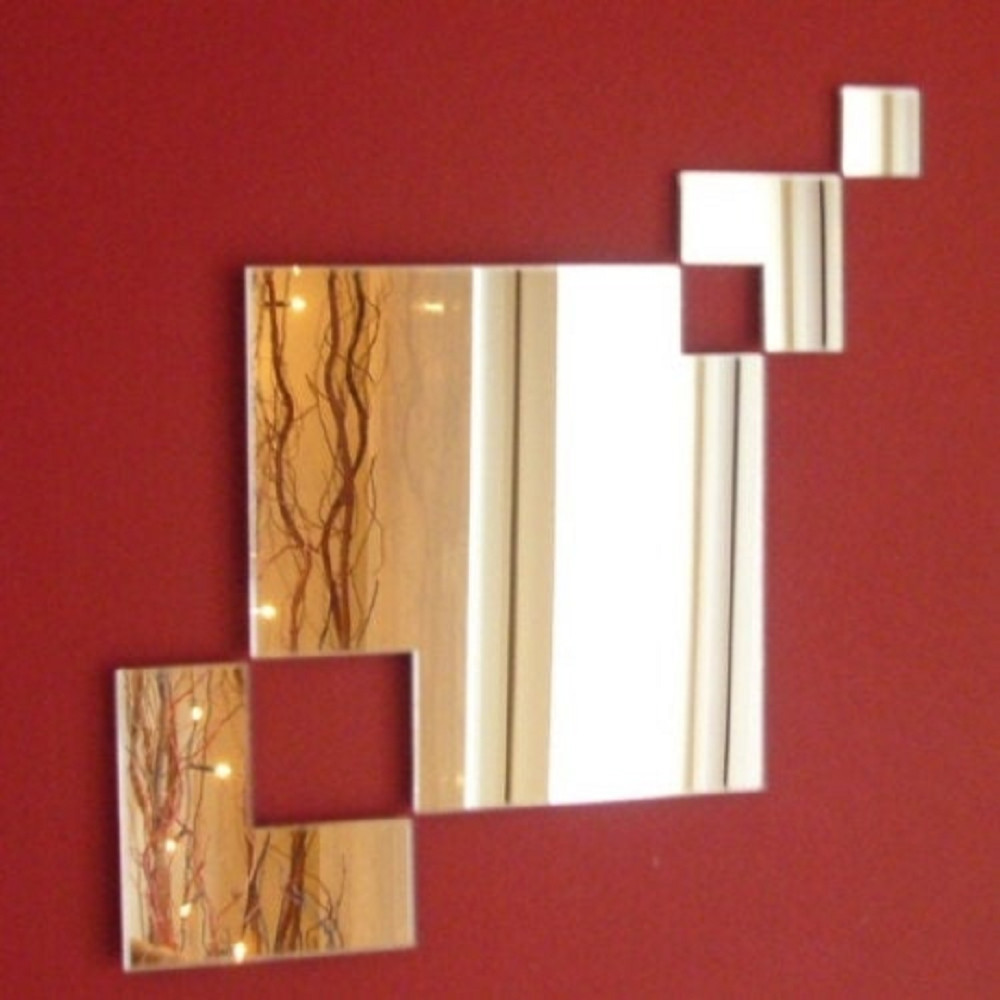 Square Chain Mirrors (Acrylic Shatterproof mirrors, Several Sizes Available)