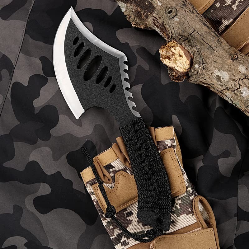 Outdoor 5.2" Camping Hatchet,Multi Functional Shock-Absorbing Hand Axe,Mounta...