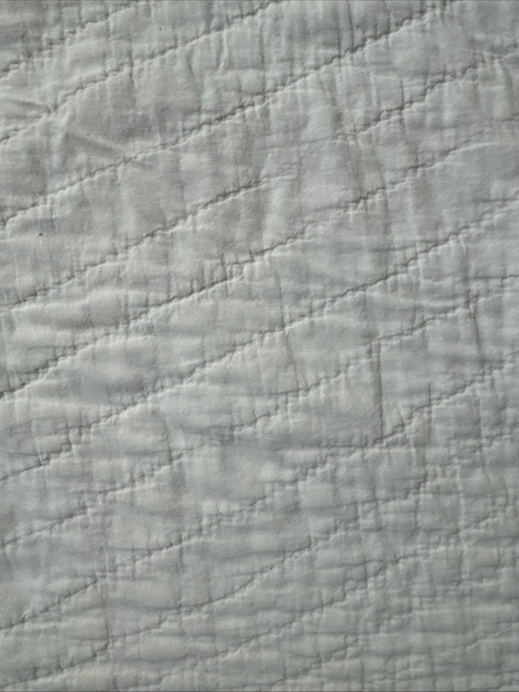 Handmade 9-Square Patchwork Quilt 72" x 52" Vintage