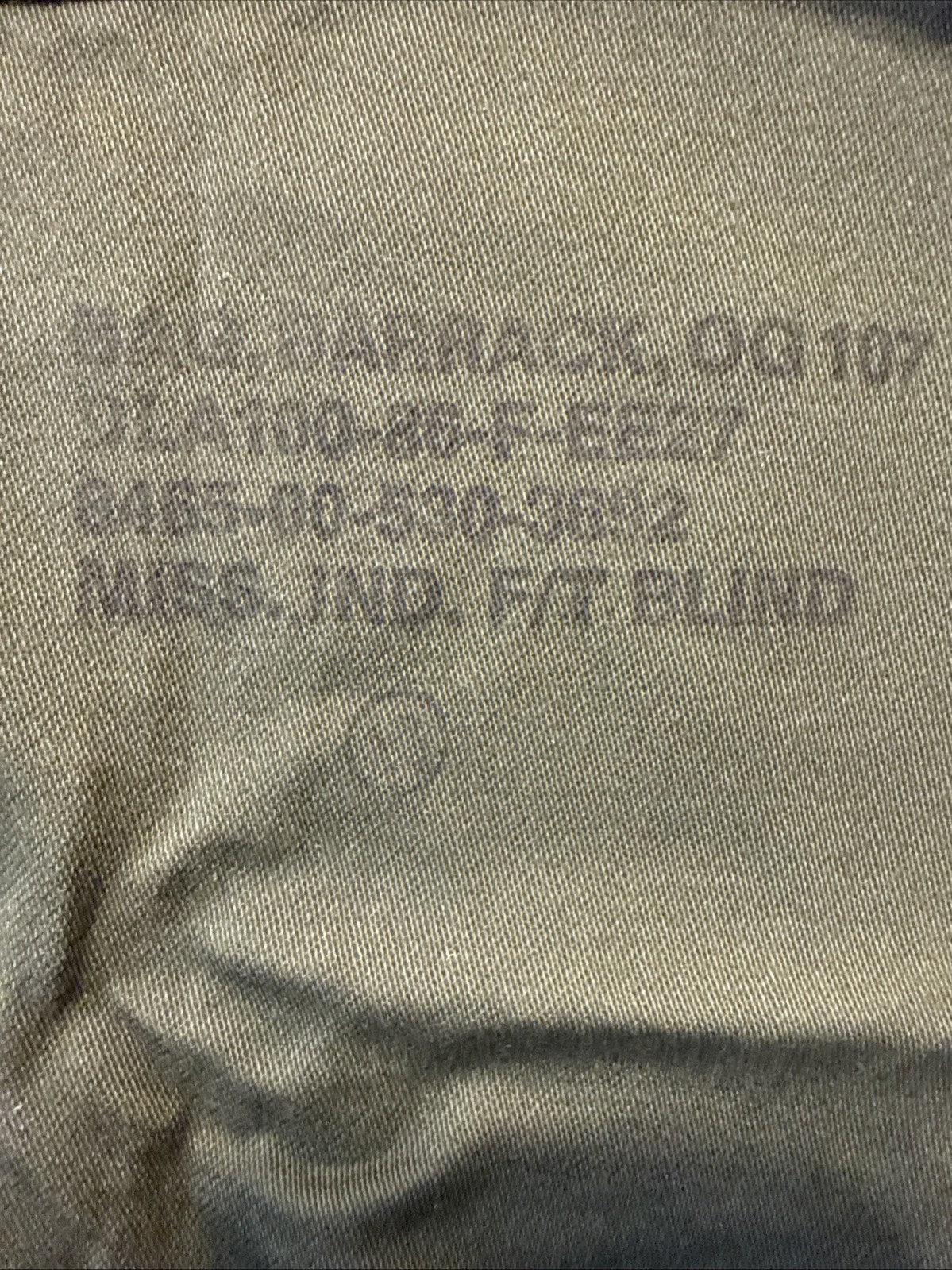 *OFFICIAL ISSUE* U.S. Military Barracks Cotton Canvas Laundry Bag, Olive Green