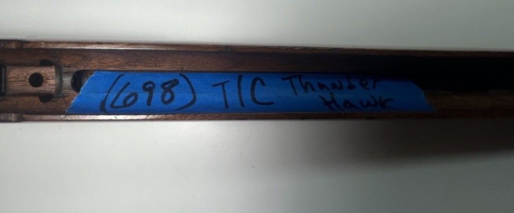 Thompson Center Arms Thunder Hawk Muzzleloader Brown Wood Stock