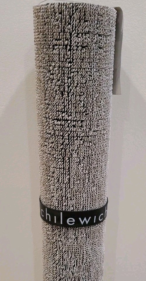 NEW Chilewich Heathered Shag Utility Indoor/Outdoor Mat Rug 2' x 3' Putty Brown