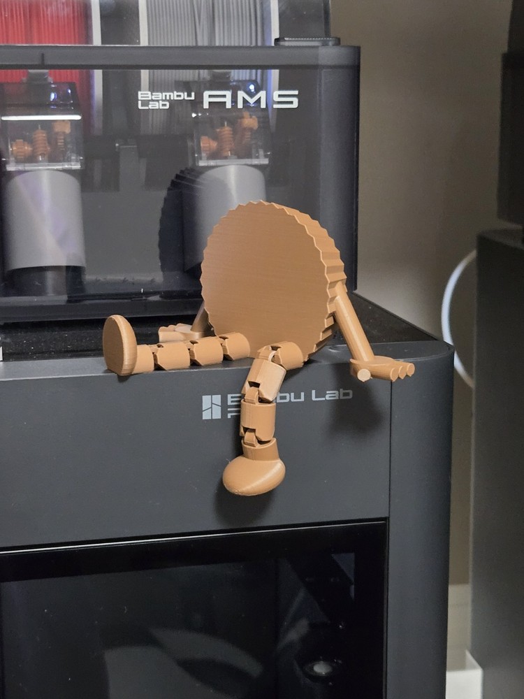 3d Printed Peanut Butter Cup Buddy. Perfect Gift For A Candy Lover.