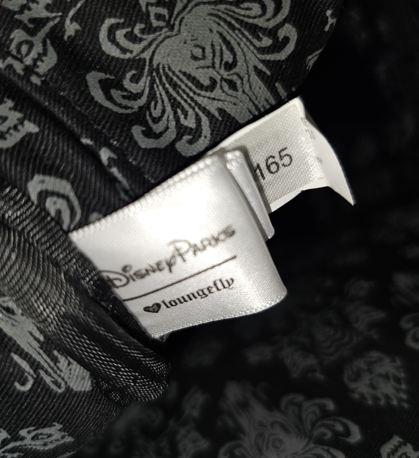 Loungefly Disney Parks Haunted Mansion Purple Wallpaper Mini Backpack ❤️ Logo