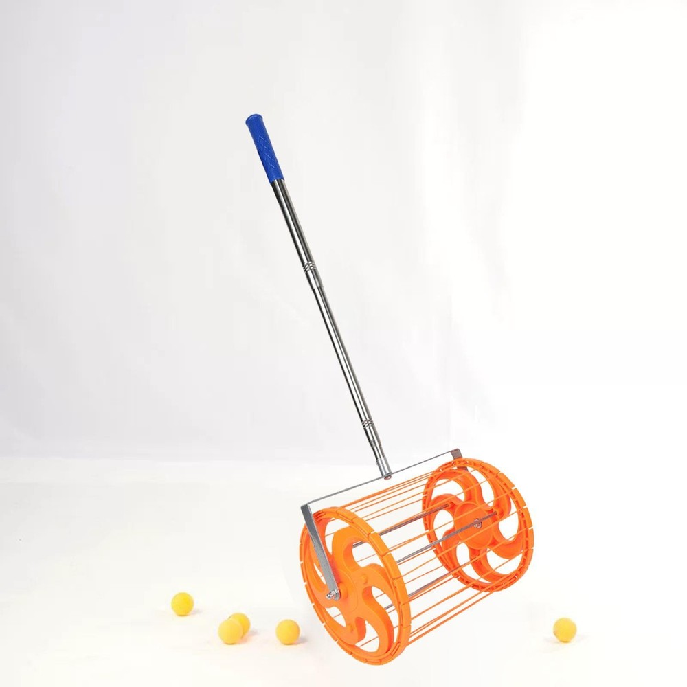 Telescopic Table Tennis Ball Picker Collector Roller for Accessory Training