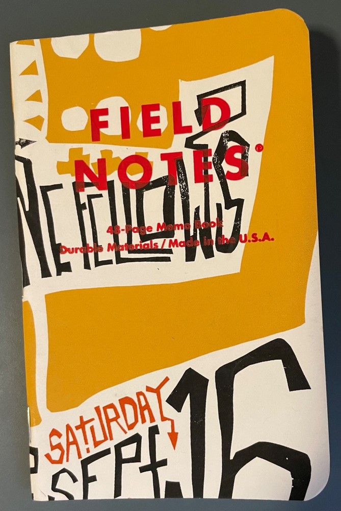 FIELD NOTES EMPTY BOTTLE - CHRISTINE FELLOWS /MOUNTAIN GOATS  single 2006