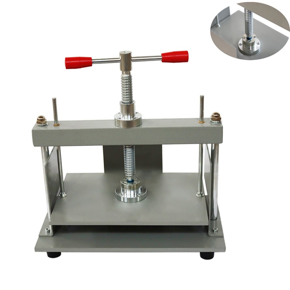 Manual Steel Notes Invoice Flattening Machine Bookbinding Press Tool 8.5"*14"