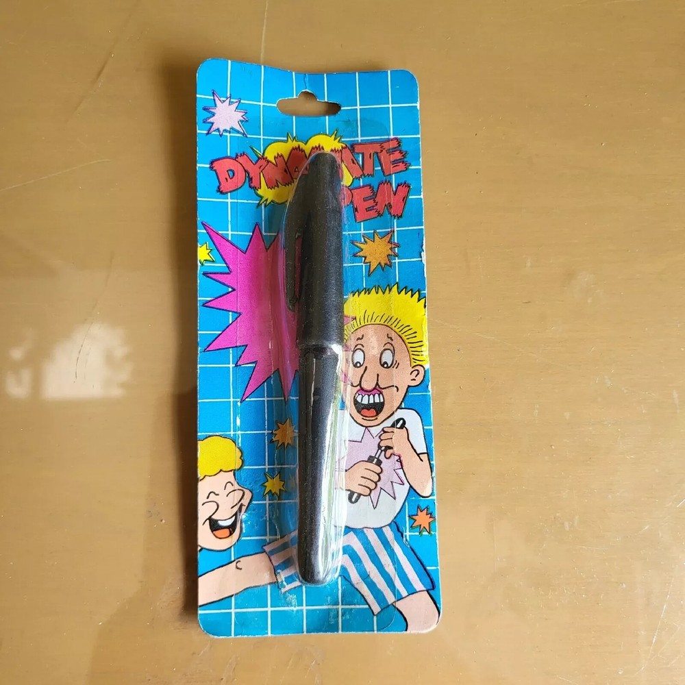 Dynamite Pen Exploding novelty joke prank bang gag trick cap