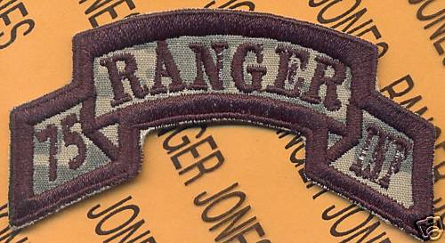 75 Infantry AIRBORNE RANGER Regt Error scroll patch 1-E