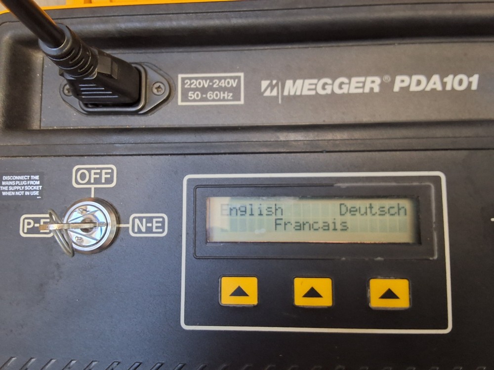 Megger PDA101 Power Disturbance Analyzer.