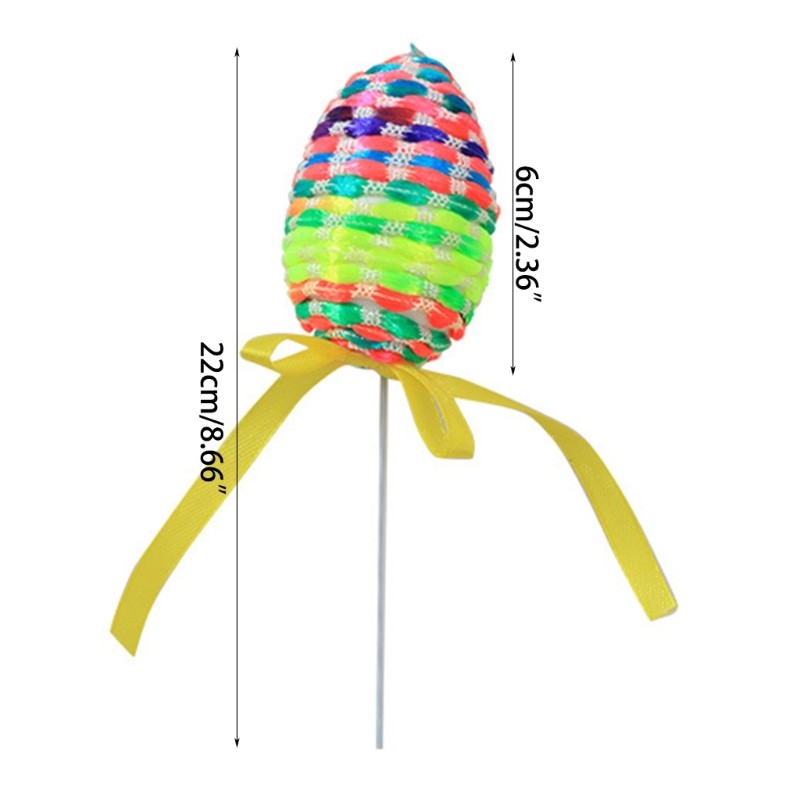 6pcs Easter Egg Tree Branches Artificial Bouquet for Flower Arrangement