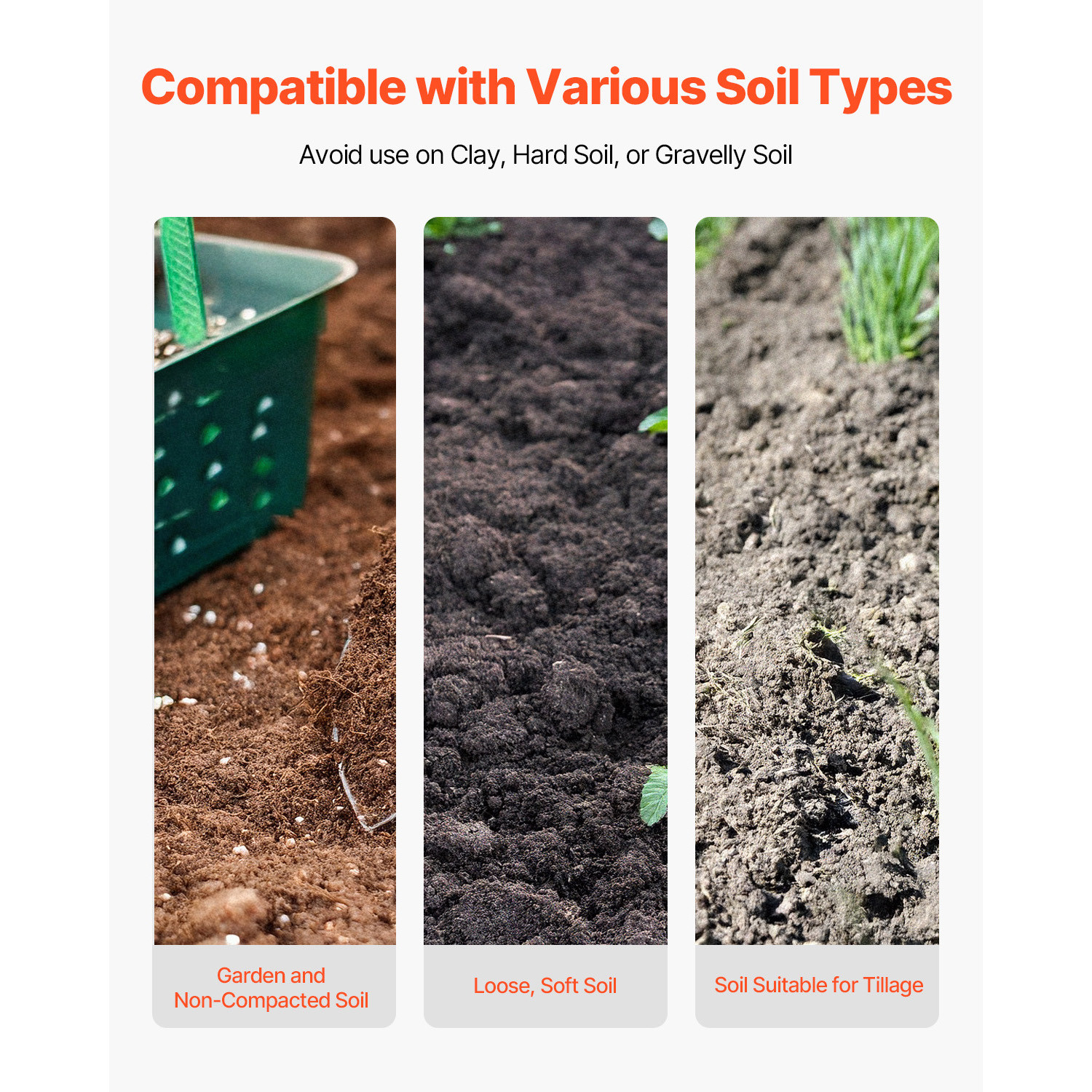Manual Post Hole Digger 57.5 in Wood Handle with Scale Markings
